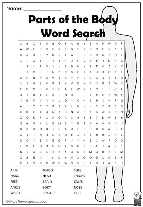 Human Body Word Search Printable Primary Resources Twinkl Inside The Human Body Word Search - Inside The Human Body Word Search