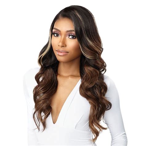 Human Hair Blend Full Lace Front Wig Long Curly Blonde Mix Heat Ok Dom 27 613 - Ok 27