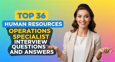 Human Resources Operations Specialist Interview Questions And Answers