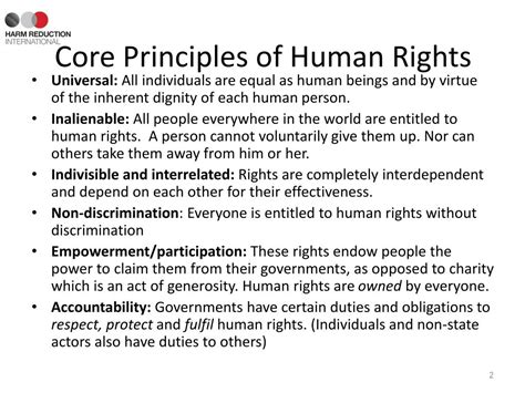 human rights definitions and principles