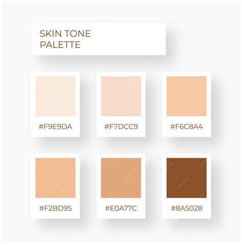 human skin color code
