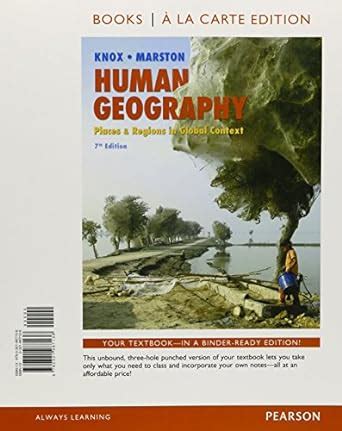 Full Download Human Geography Places And Regions In Global Context Books A La Carte Edition 