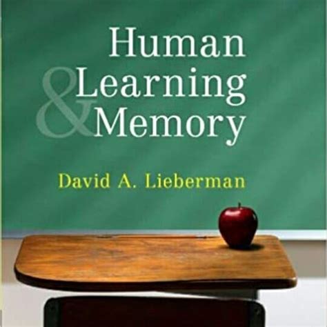 Read Human Learning And Memory Lieberman 