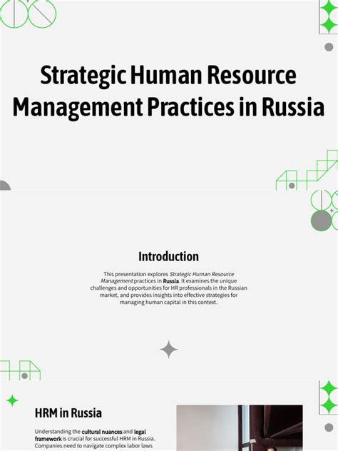 Full Download Human Resource Development Practices In Russia A 