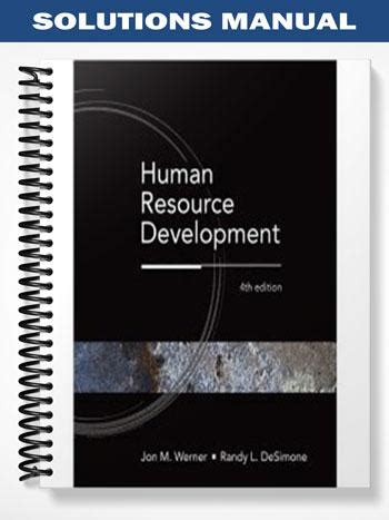 Read Online Human Resource Development Werner Manual 