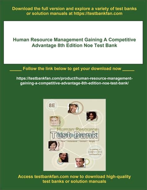 Full Download Human Resource Management Gaining A Competitive Advantage 8Th Edition 