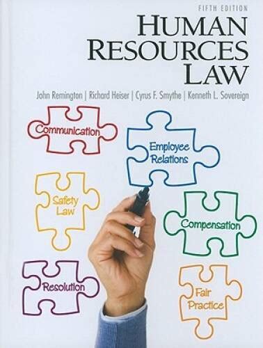 Full Download Human Resources Law 5Th Edition 