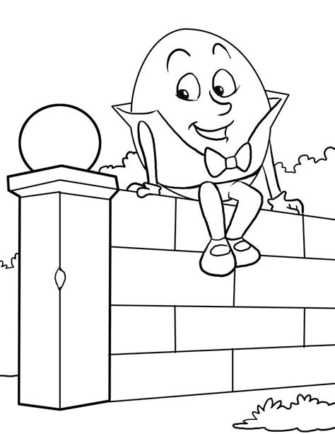Humpty Dumpty Archives Printable Coloring Pages Humpty Dumpty Coloring Pages - Humpty Dumpty Coloring Pages