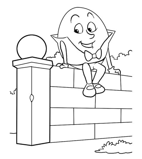 Humpty Dumpty Coloring Pages   Humpty Dumpty Coloring Page Word Game Time - Humpty Dumpty Coloring Pages