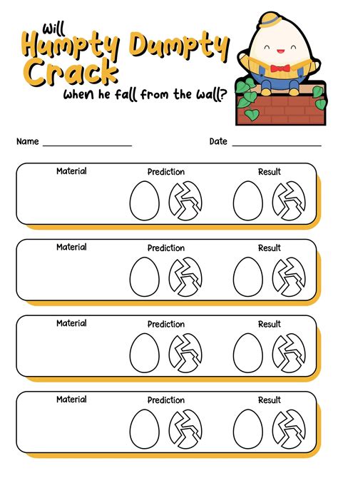 Humpty Dumpty Science Lessons Worksheets And Activities Humpty Dumpty Science - Humpty Dumpty Science