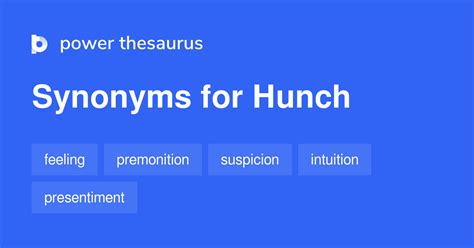 hunch - What is another word for hunch? Synonyms and similar …