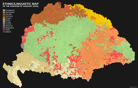 Hungarian Ethnic Map
