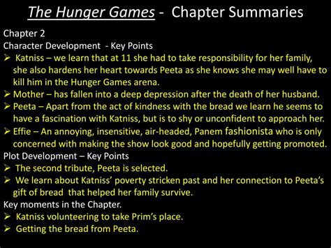 Hunger Games Summary Chapter 16