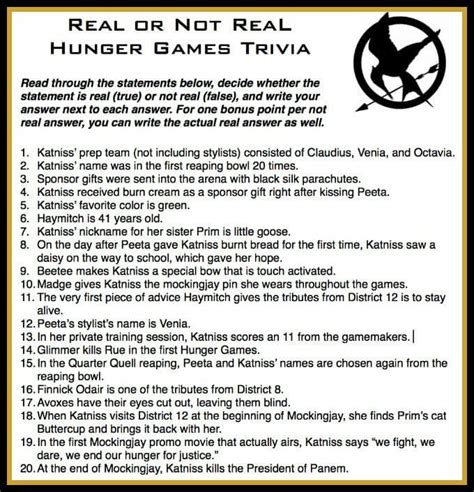 Full Download Hunger Games Quiz And Answers 