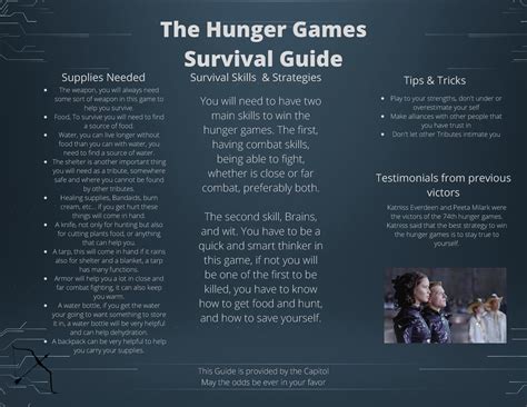 Read Online Hunger Games Survival Guide Answers 