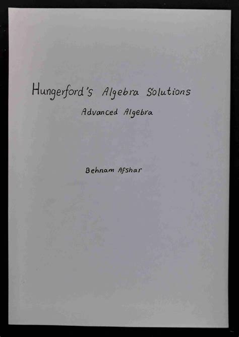 hungerford solutions chapter 5