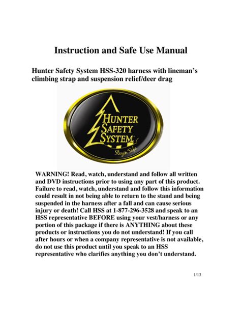 Hunter Safety Manual