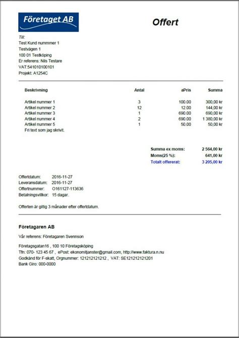 hur ändrar  ni  enstaka offert  inom apa