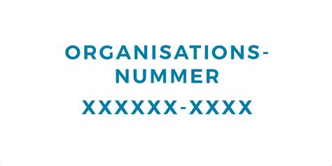 hur översätter man organisationsnummer till engelska