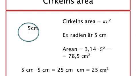 hur  beräknar man omkrets  vid cirkel