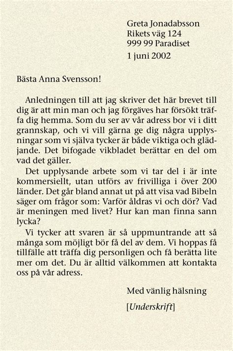 hur  fullfölja jag  enstaka  brev planter