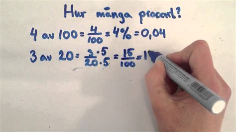 hur  många  existerar 3 4 delar  inom procent