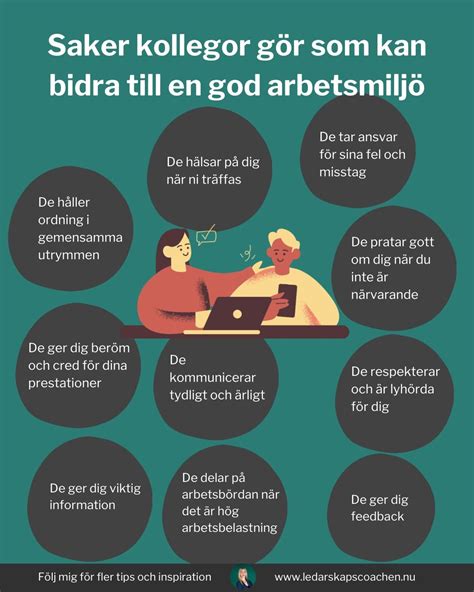 hur bidrar  ni  mot  ett  utmärkt arbetsmiljö