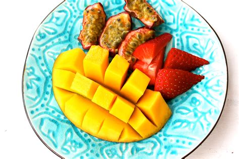 hur dela en mango