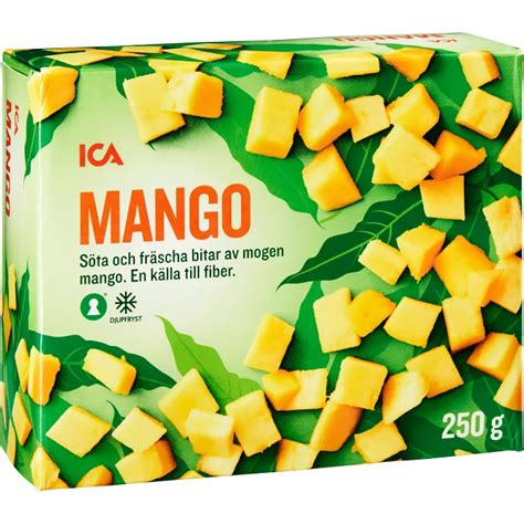 hur mycket fryst mango