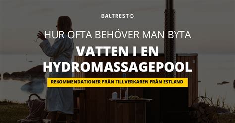 hur ofta byta vatten pool