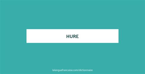 hure meaning