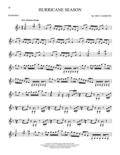 hurricane season trombone shorty pdf