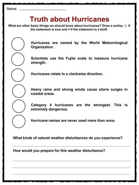 Hurricane Worksheets Weather And Climate Earth Science Curriculum Hurricane Worksheet 5th Grade - Hurricane Worksheet 5th Grade