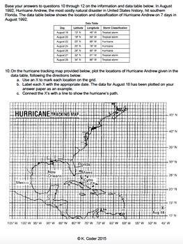 Hurricanes Thehomeschoolmom Hurricane Tracking Activity Worksheet - Hurricane Tracking Activity Worksheet