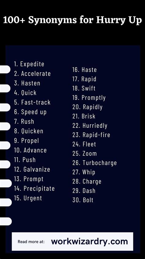 Hurry Synonym