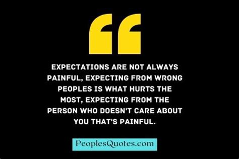 Hurt Expectation Quotes