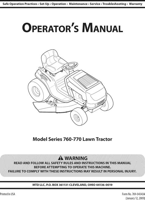 Read Online Huskee Riding Lawn Mower Service Manual 
