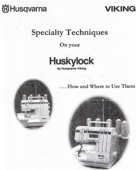 Read Huskylock Threading Guide 936 