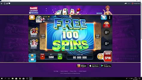 huuuge casino 100 free spins