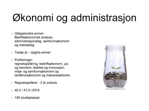 hva er økonomi og administrasjon