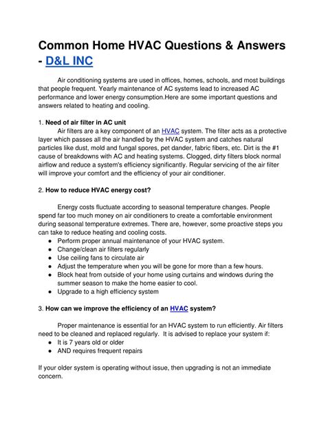 Read Hvac Technical Questions And Answers 