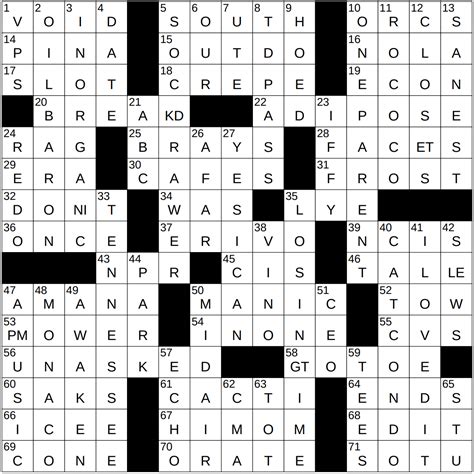 hyatt alternative nyt crossword clue