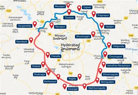 Hyderabad Outer Ring Road Map