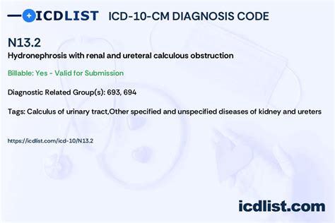 Hydronephrosis Icd 10