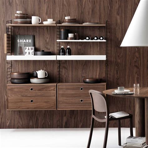 hyllplan string valnöt