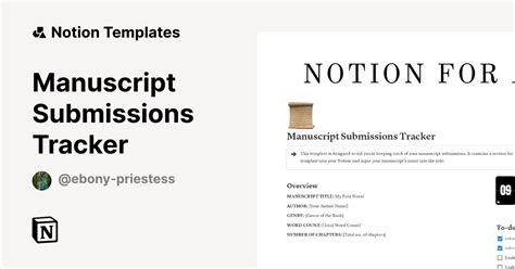 Hym Manuscript Tracker
