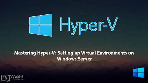 Hyper V Sous Windows Server 2008 R2 Premiers Pas