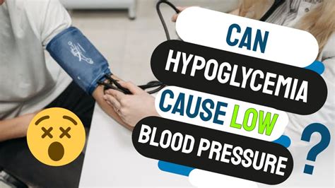 hypoglycemia low blood pressure - MedHelp