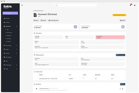 hyresavisering program