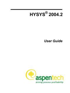 Read Online Hysys User Guide University Of Alberta 
